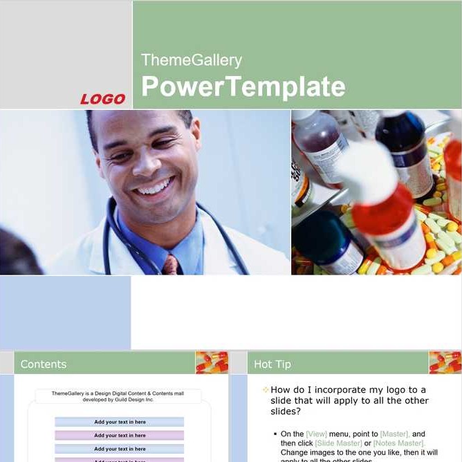 【免费】浅绿色PowerTemplatePPT模板